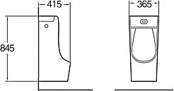 SantiLine Писсуар подвесной SL-6003 – фотография-2